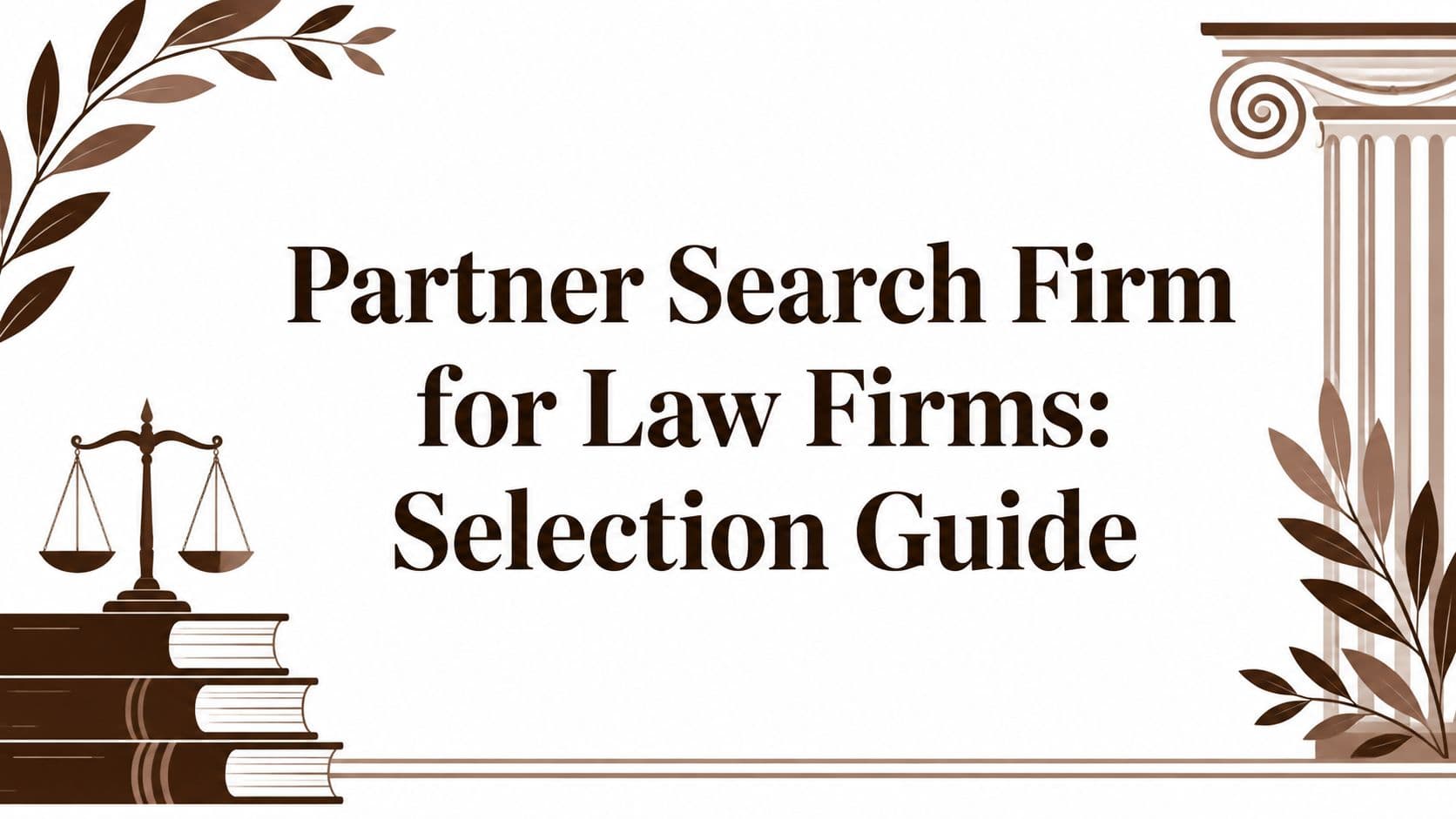 Partner Search Firm for Law Firms: Selection Guide