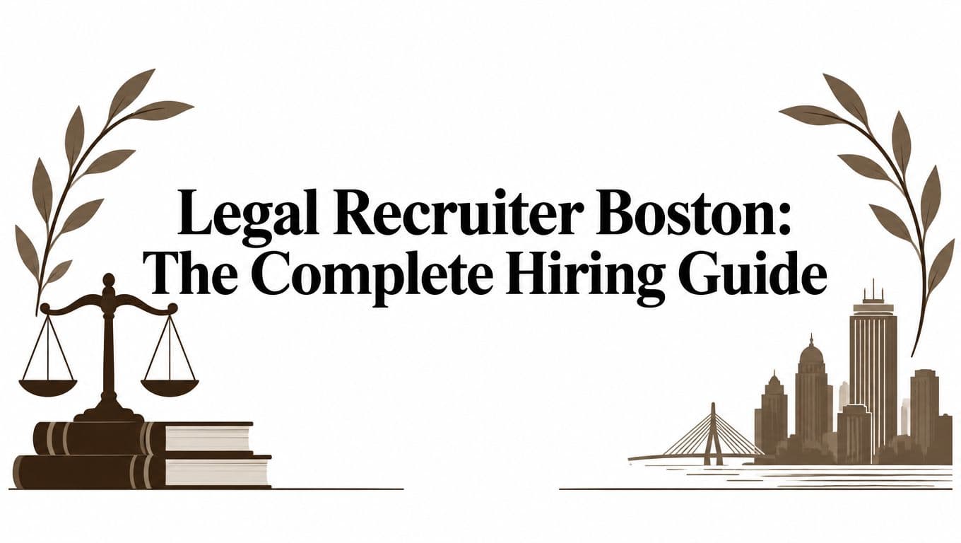 Legal Recruiter Boston: The Complete Hiring Guide