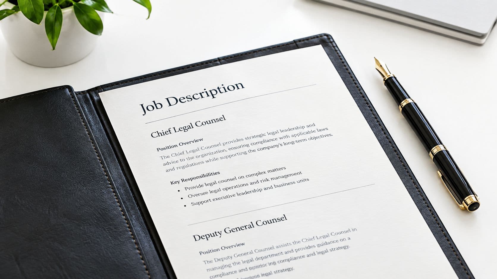 Screenshot from https://example.com/sample-chief-legal-counsel-job-description.png