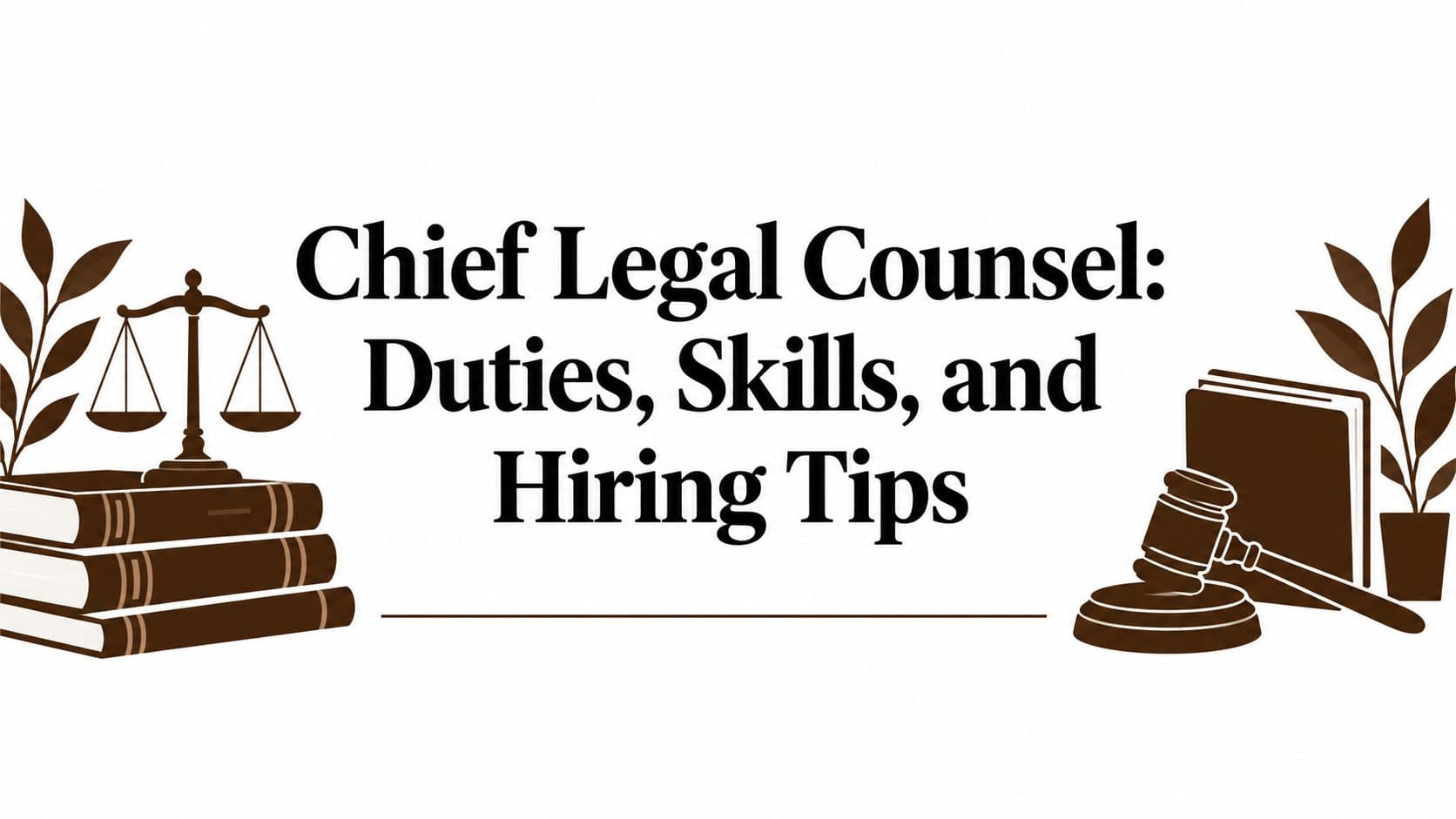 Chief Legal Counsel: Duties, Skills, and Hiring Tips