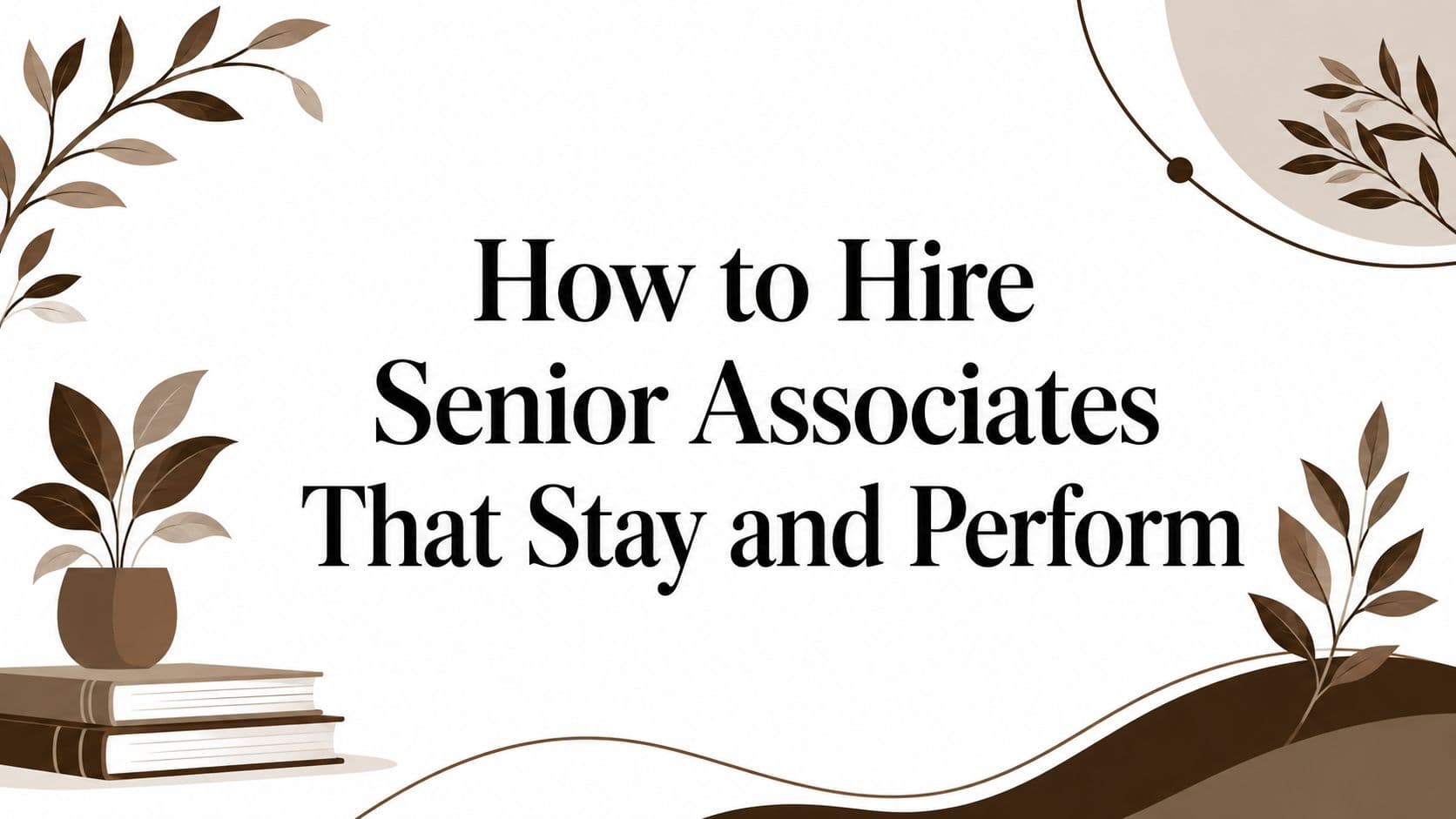 How to Hire Senior Associates That Stay and Perform