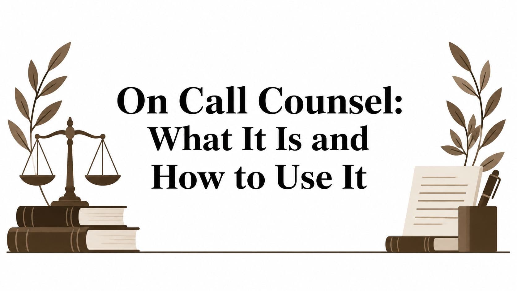 On Call Counsel: What It Is and How to Use It