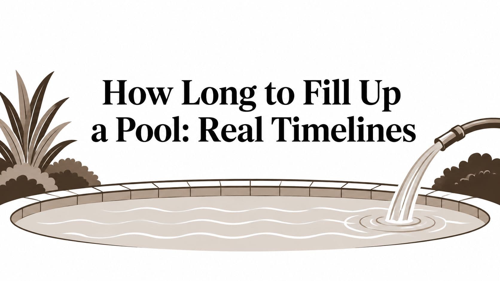 How Long to Fill Up a Pool: Real Timelines