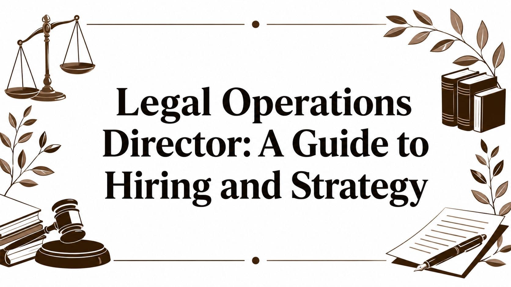 Legal Operations Director: A Guide to Hiring and Strategy