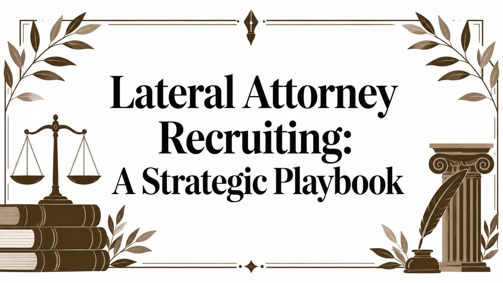 Lateral Attorney Recruiting: A Strategic Playbook