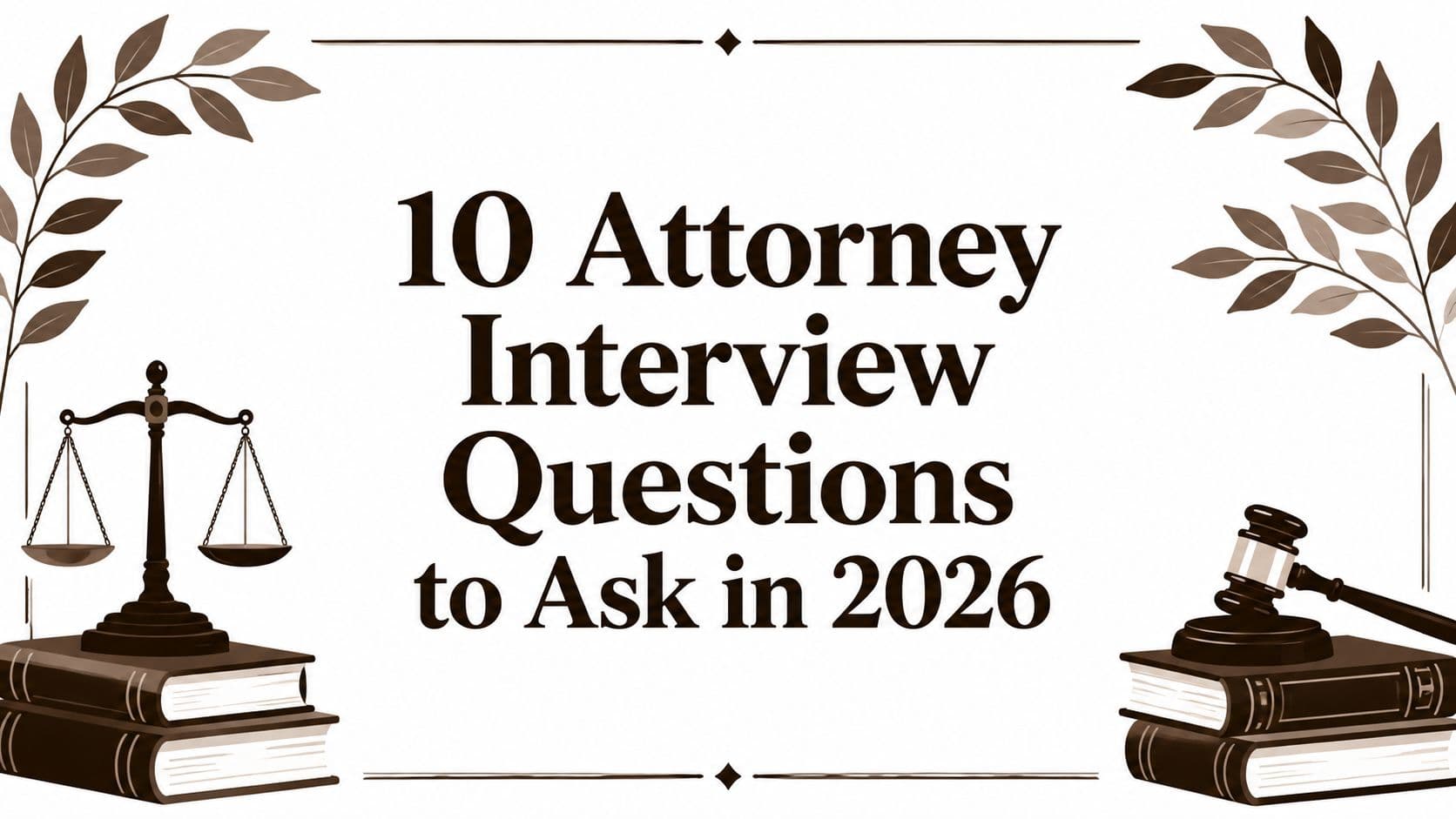 10 Attorney Interview Questions to Ask in 2026