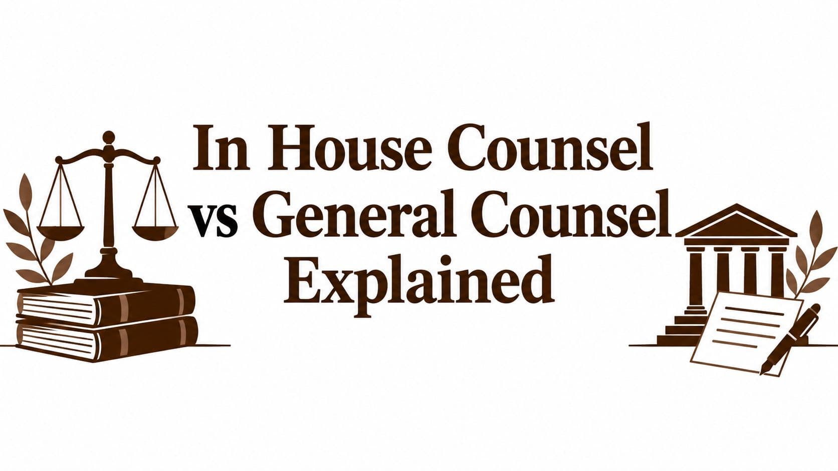 In House Counsel vs General Counsel Explained