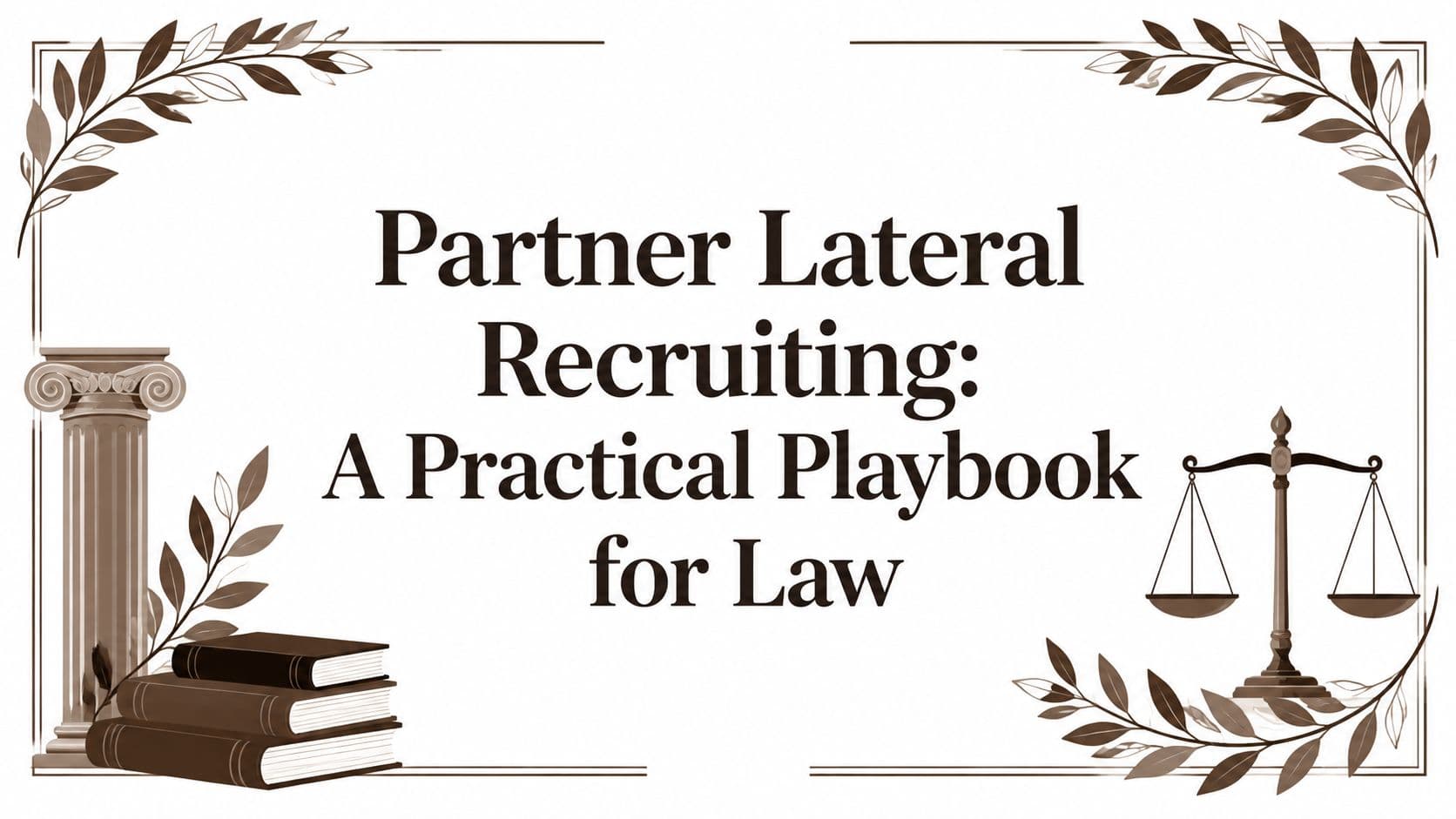Partner Lateral Recruiting: A Practical Playbook for Law
