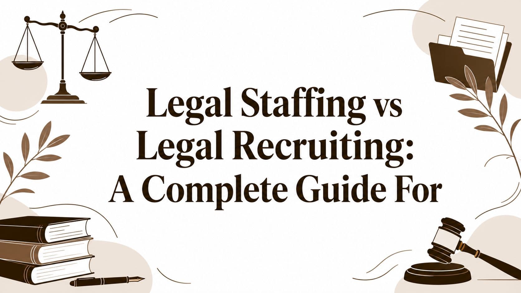 Legal Staffing vs Legal Recruiting: A Complete Guide For