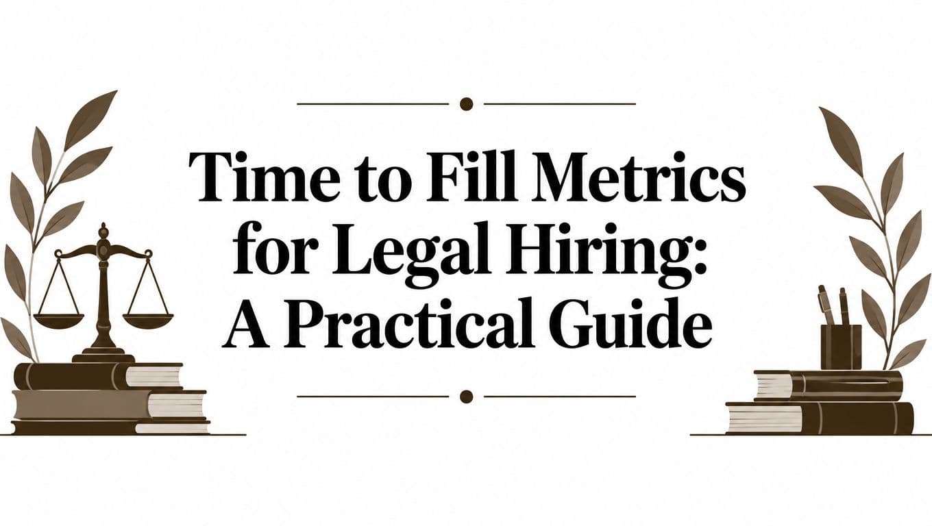 Time to Fill Metrics for Legal Hiring: A Practical Guide