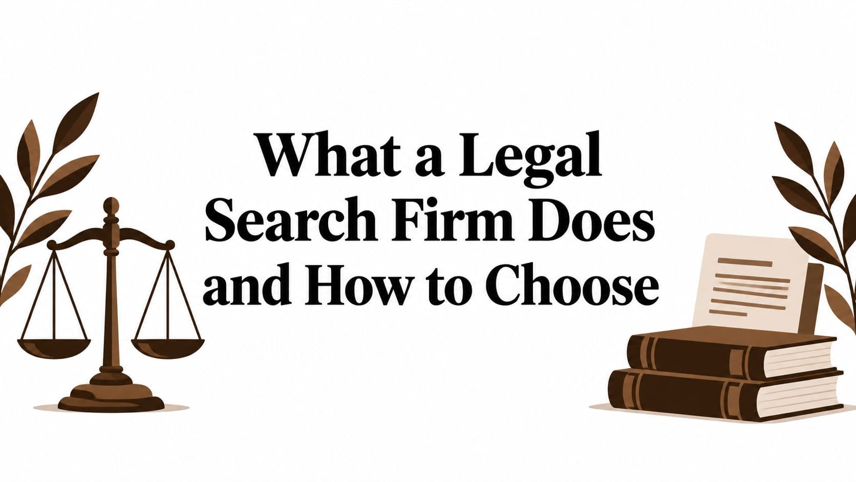 What a Legal Search Firm Does and How to Choose