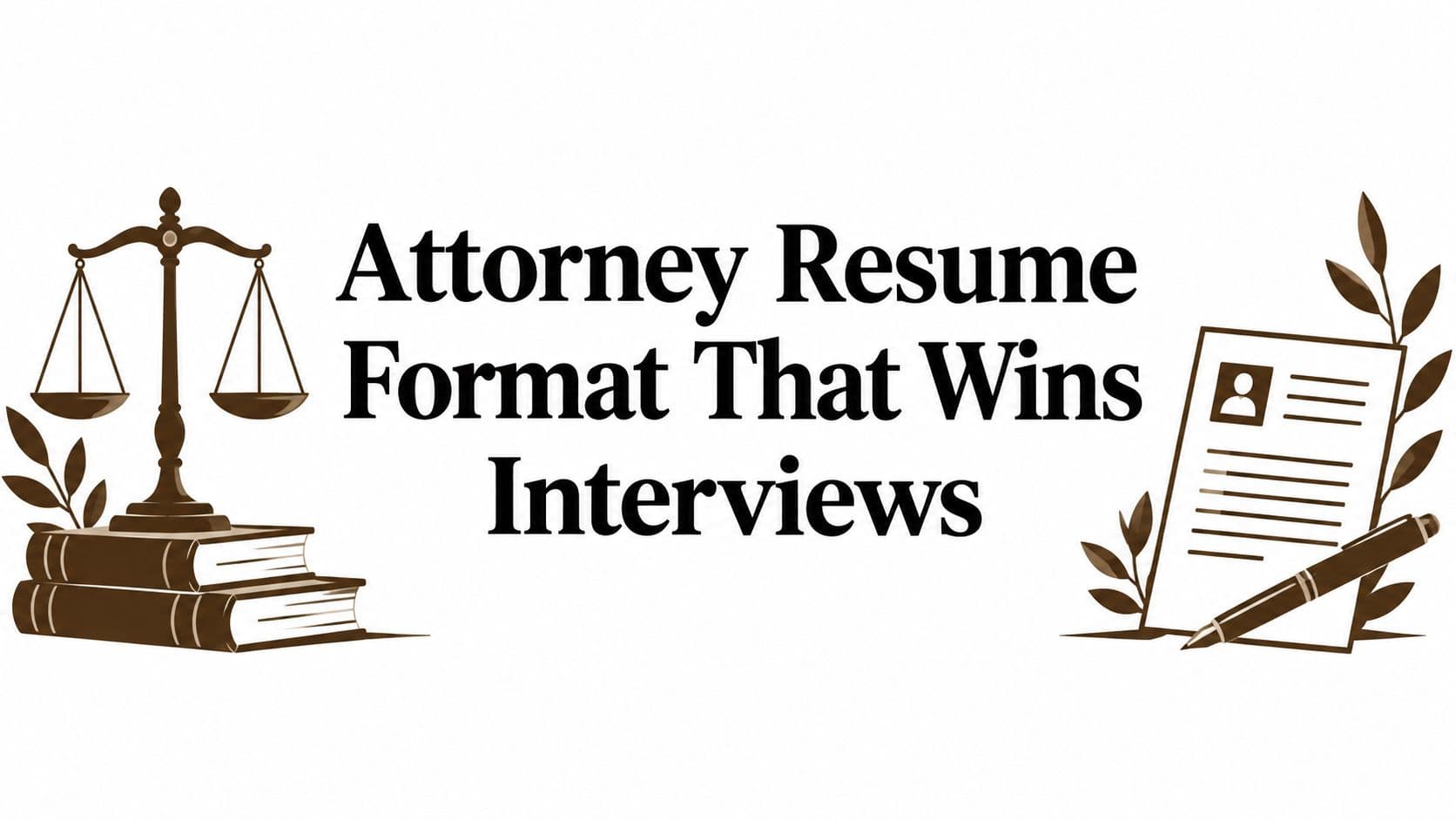Attorney Resume Format That Wins Interviews