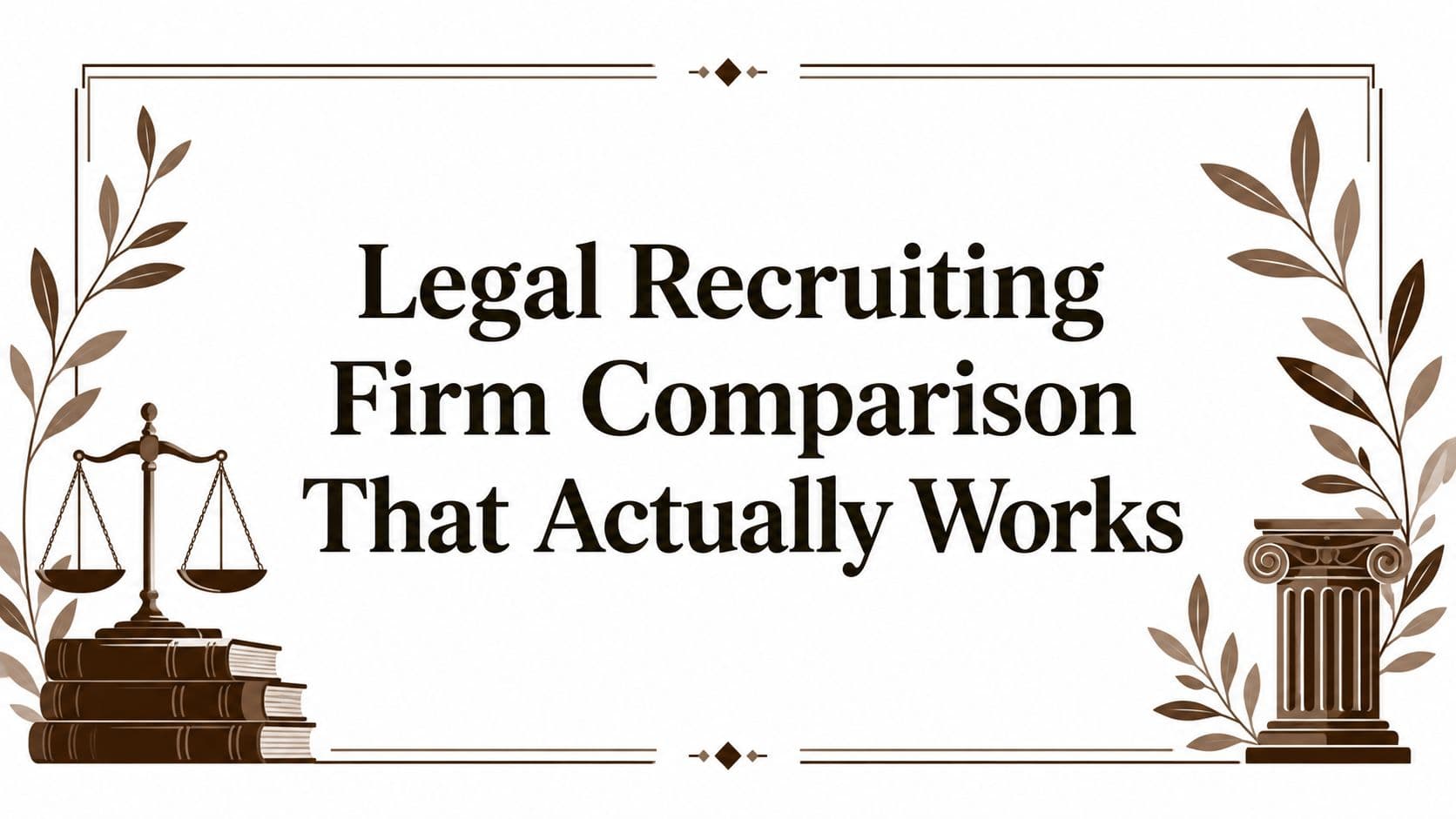 Legal Recruiting Firm Comparison That Actually Works