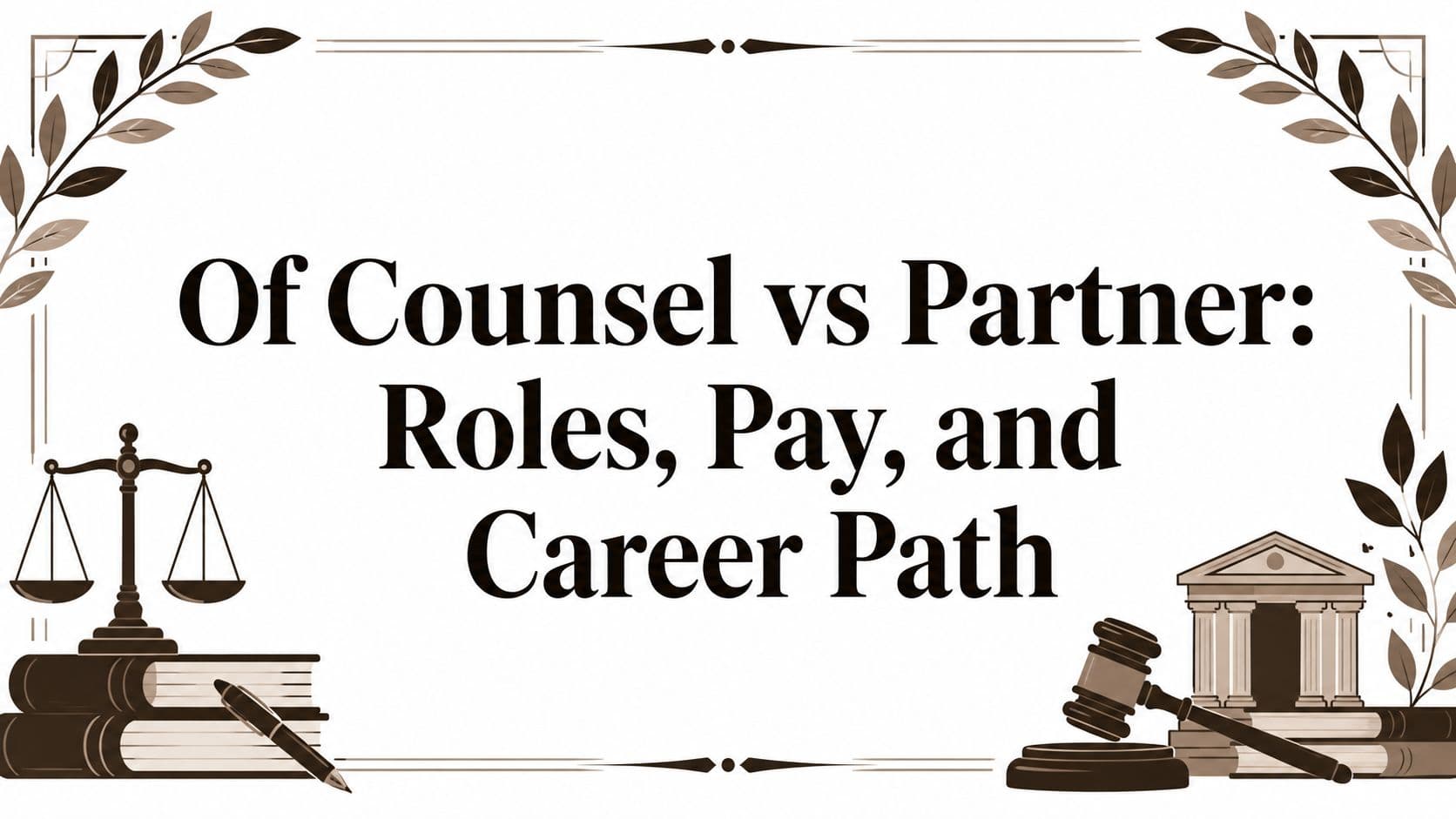Of Counsel vs Partner: Roles, Pay, and Career Path