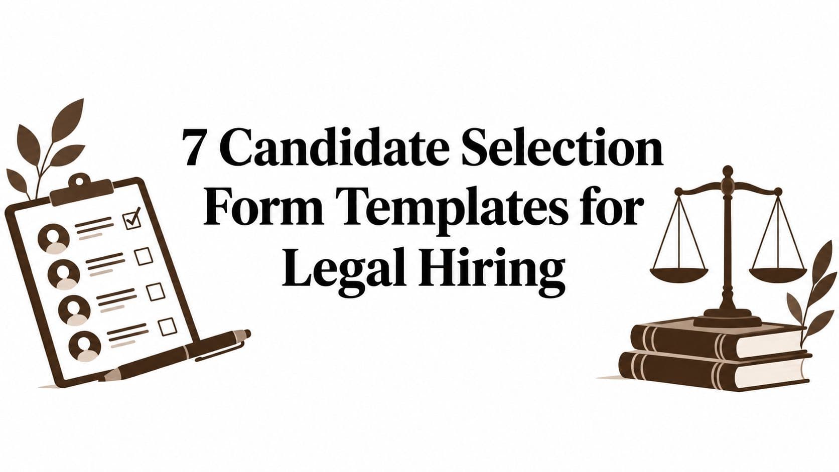 7 Candidate Selection Form Templates for Legal Hiring
